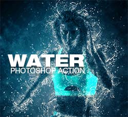 极品PS动作－水花四溅(12月19日添加高清视频教程)：Water Photoshop Action